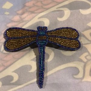 Beaded Dragonfly Hair Clip!